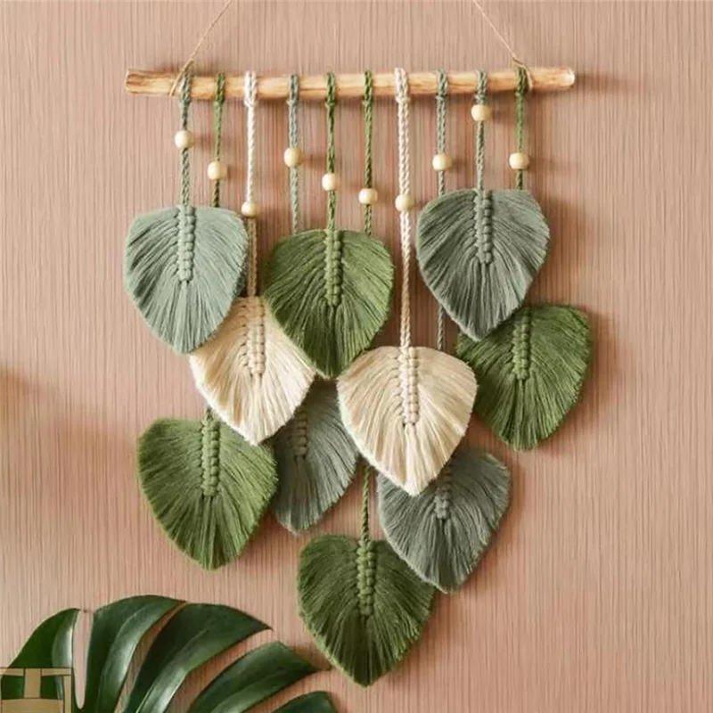 Leaf Macrame Wall Hanging Decor